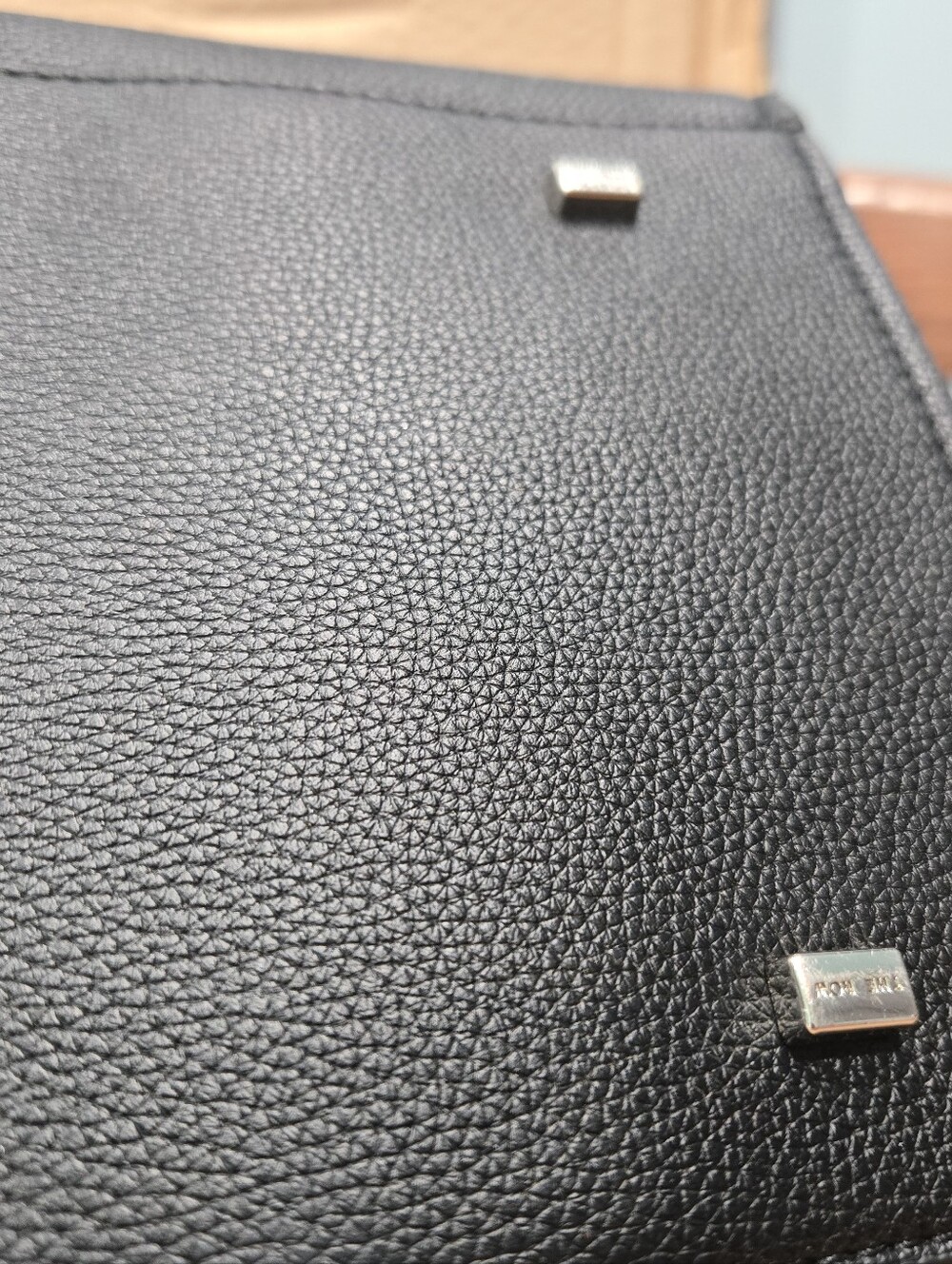Luxury Italian Leather Tote Bag - Brand Unverified - See Photos & Description - Picture 9 of 9